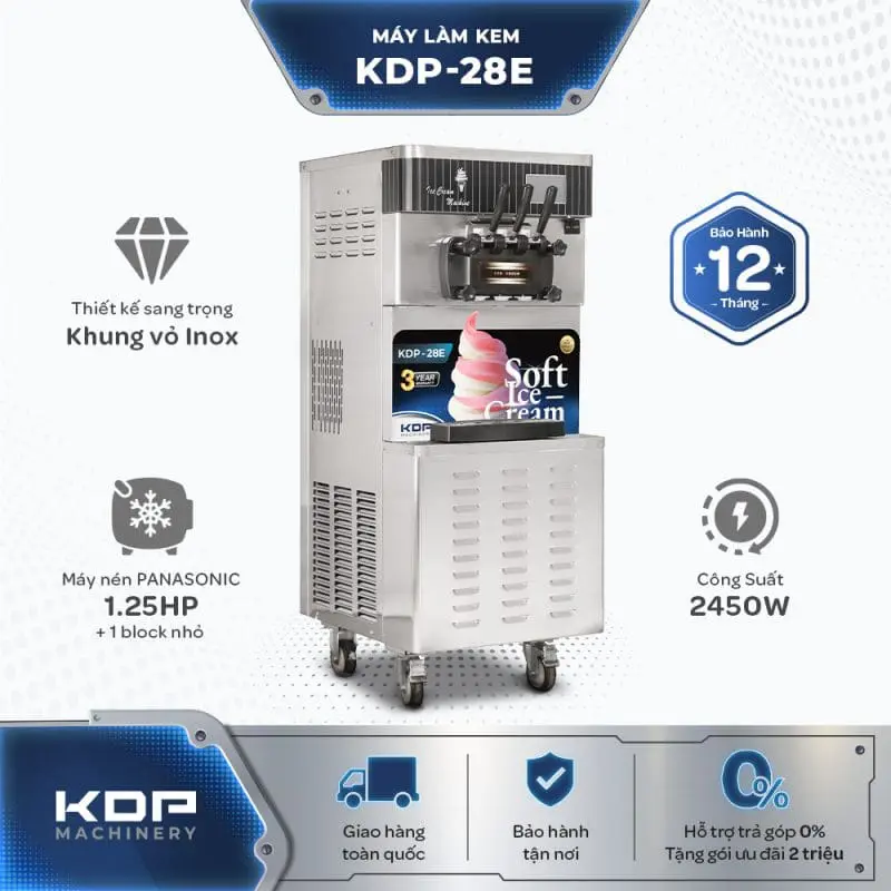 Máy làm kem tươi KDP-28E