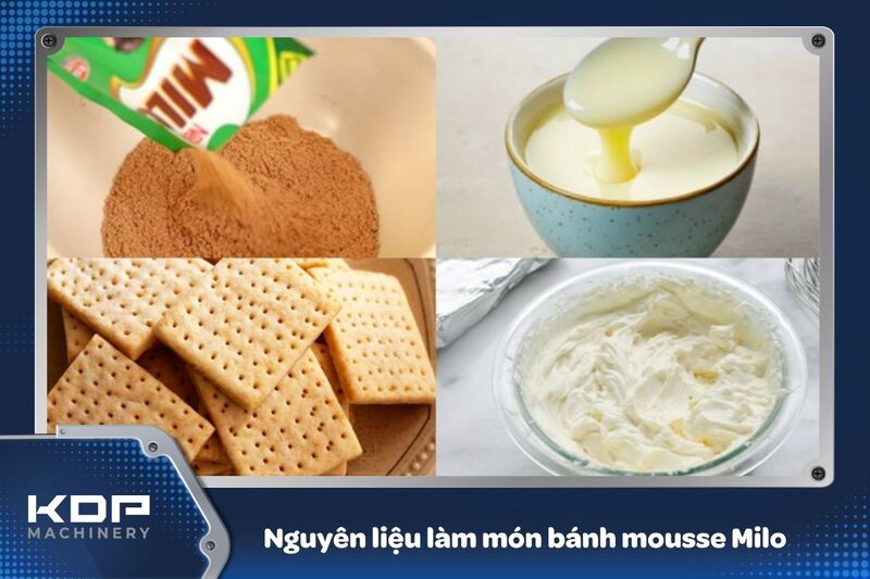 Nguyên liệu làm mousse Milo