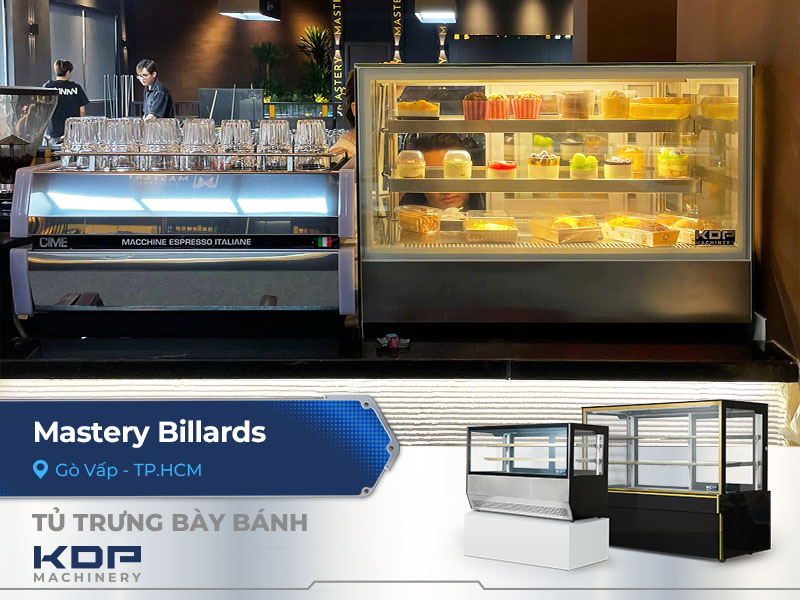Các mẫu tủ trưng bày bánh tiêu biểu tại KDP Machinery
