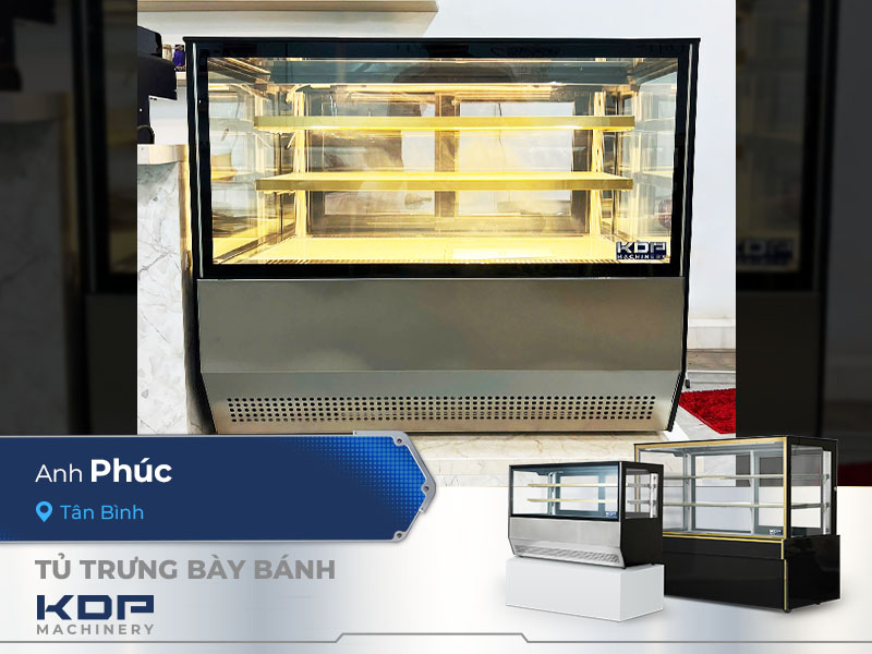 Liên hệ KDP Machinery để nhận báo giá tủ trưng bày bánh kem và tư vấn lựa chọn